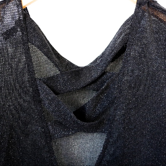 ✨2 for $22✨ H&M Black Glitter Long-Sleeve Top - Picture 5 of 6